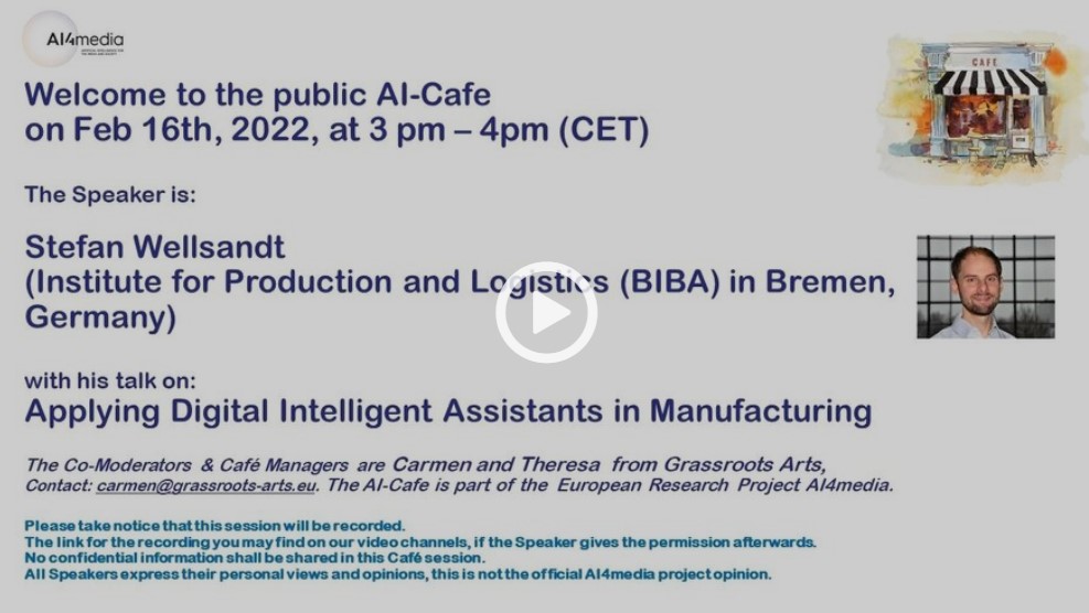 ai4manufacturing|Digital intelligence assistant webinar photo