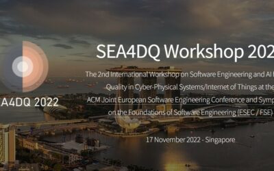 SEA4DQ Workshop 2022 – Software Engineering and AI for Data Quality in Cyber-Physical Systems/Internet of Things