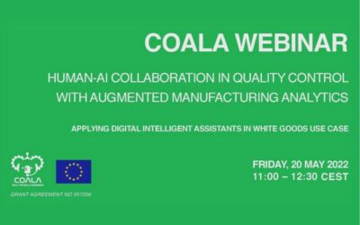 COALA 1st Webinar: Applying Digital Intelligent Assistants in Quality Control of White Goods Production